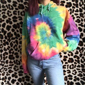 Rainbow Tie Dye Hoodie